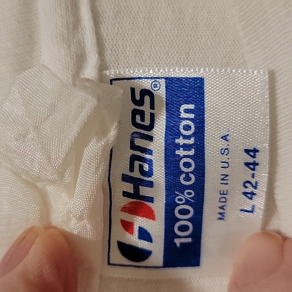 Vintage 1985 Paul Young The Nine Go Mad Tour White Tshirt Size Large - Picture 3 of 8